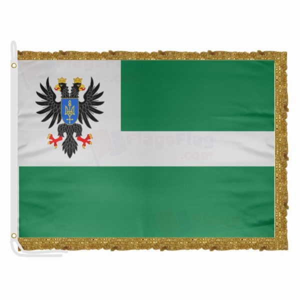 Chernihiv Oblast Satin Office Flag