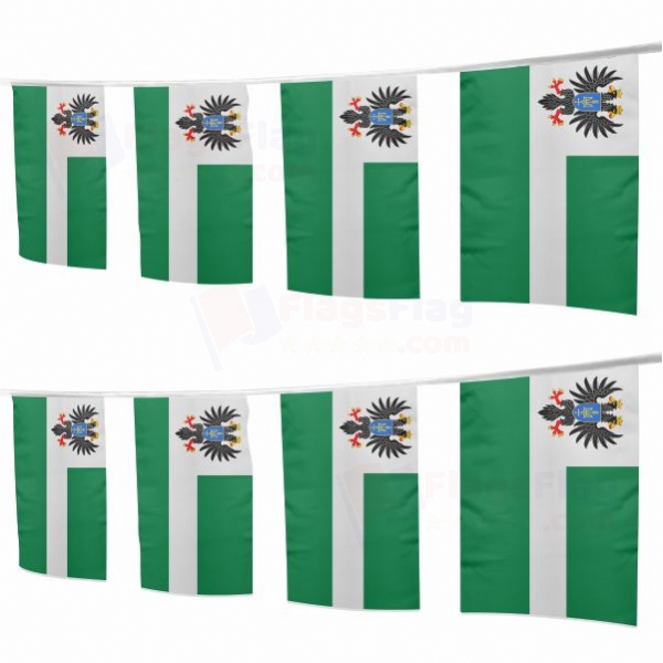 Chernihiv Oblast Square String Flags