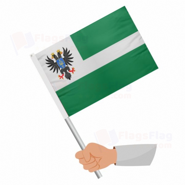 Chernihiv Oblast Stick Flag