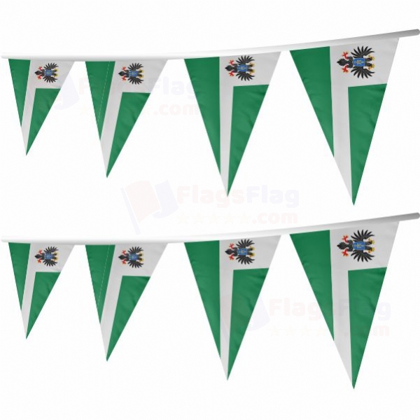 Chernihiv Oblast Stringed Triangle Flag