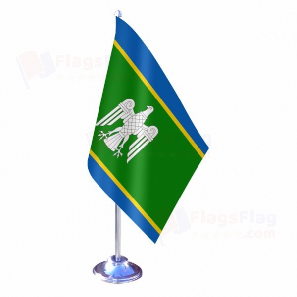 Chernivtsi Oblast Single Table Flag