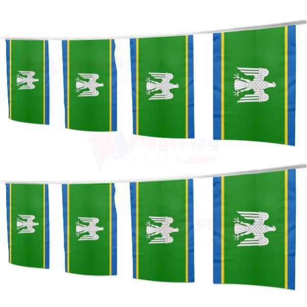 Chernivtsi Oblast Square String Flags