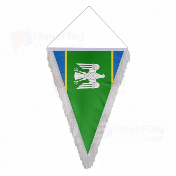 Chernivtsi Oblast Triangle Fringed Streamers