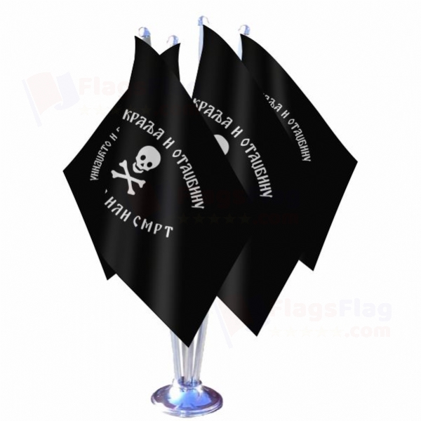 Chetniks Quadruple Table Flag