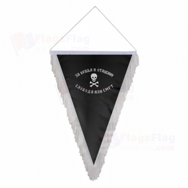 Chetniks Triangle Fringed Streamers