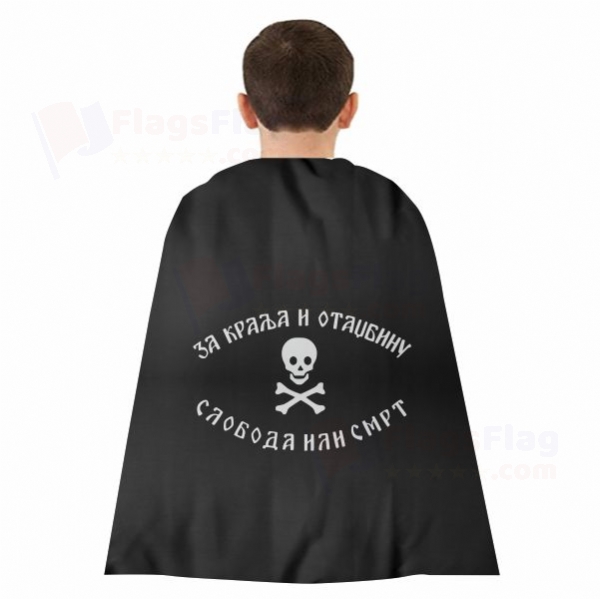 Chetniks Woven Fabric Cloak Digital Printing