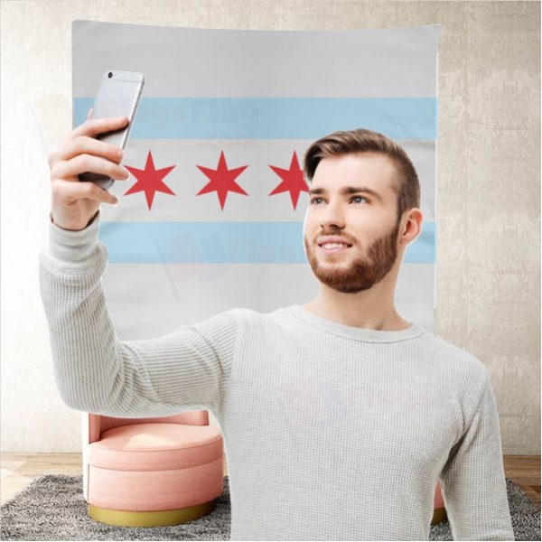 Chicago Background Selfie Shooting Landscapes