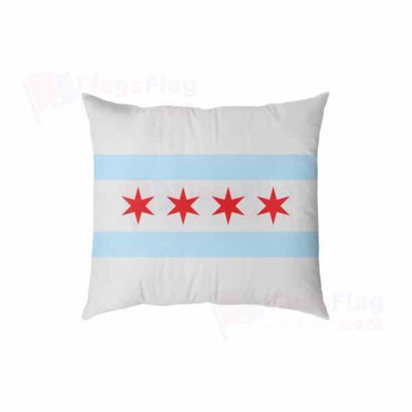 Chicago Digital Printed Pillow Cover