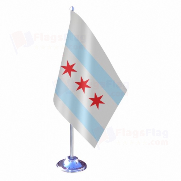 Chicago Single Table Flag