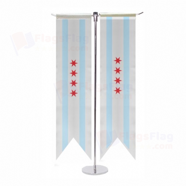 Chicago T Table Flags