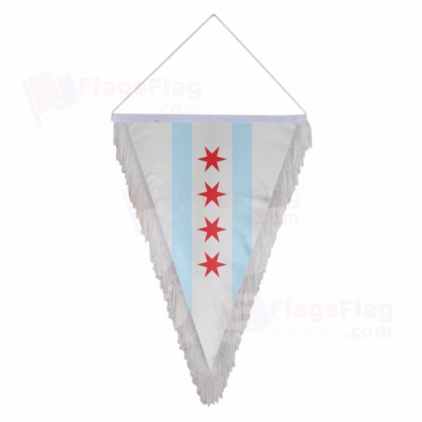 Chicago Triangle Fringed Streamers