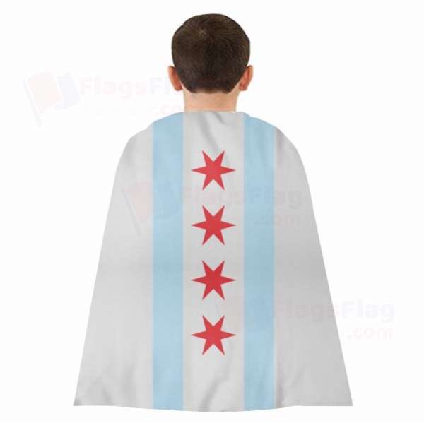 Chicago Woven Fabric Cloak Digital Printing