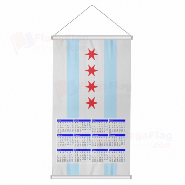 Chicago Woven Fabric Digital Printing Calendar