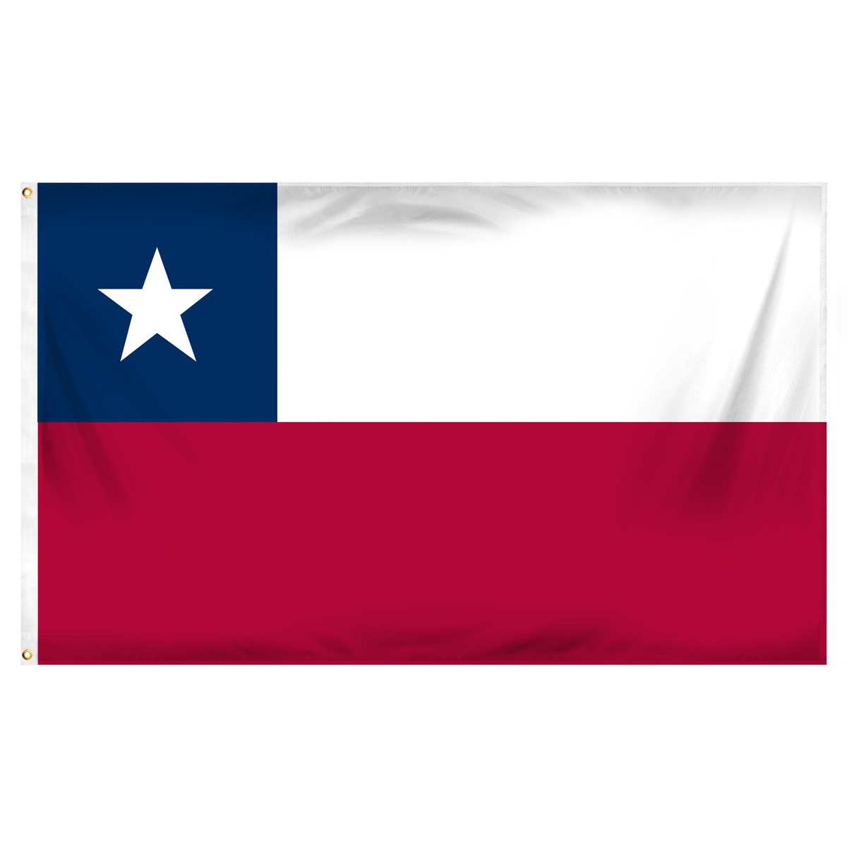 Chile Fringed Presentation Flags