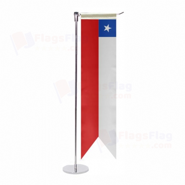 Chile L Table Flag