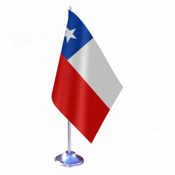 Chile Single Table Flag