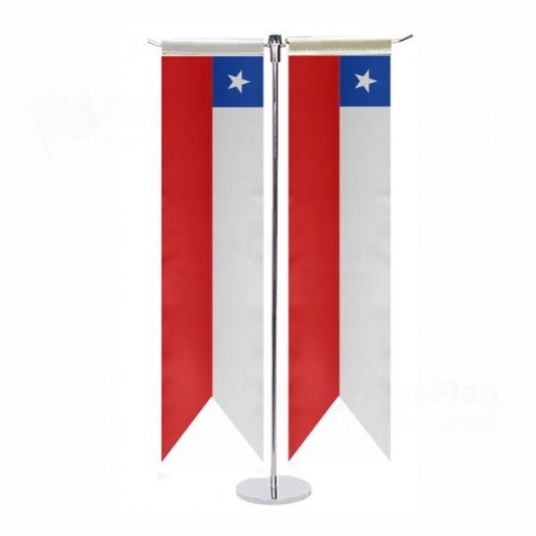 Chile T Table Flag