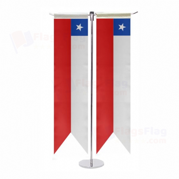 Chile T Table Flags