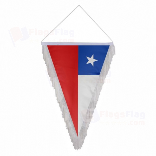 Chile Triangle Fringed Streamers