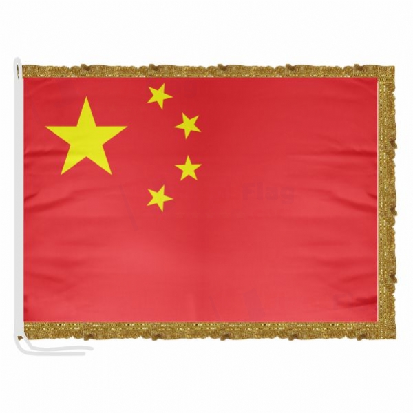 China Satin Office Flag