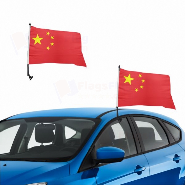 China Vehicle Convoy Flag