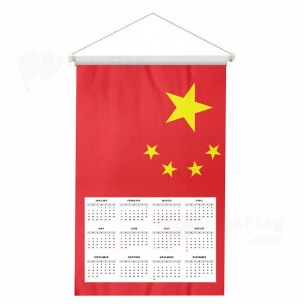 China Woven Fabric Digital Printing Calendar