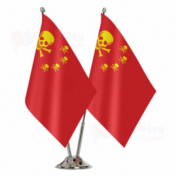 Chinese Pirate Binary Table Flag