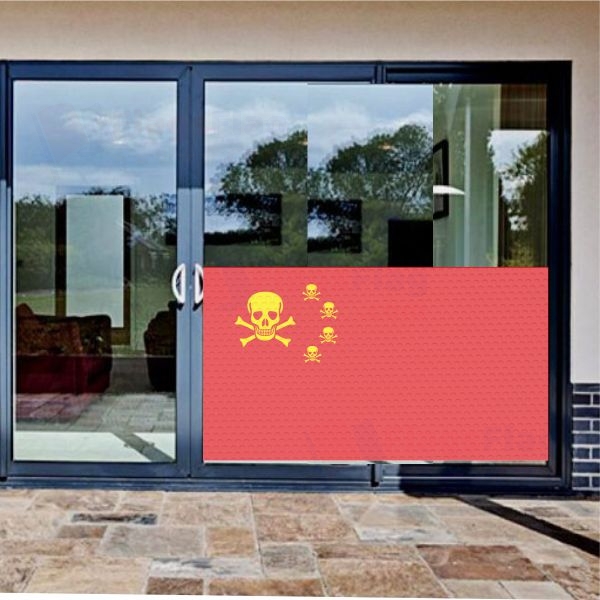 Chinese Pirate Glass Film Chinese Pirate One Way Vision Printing