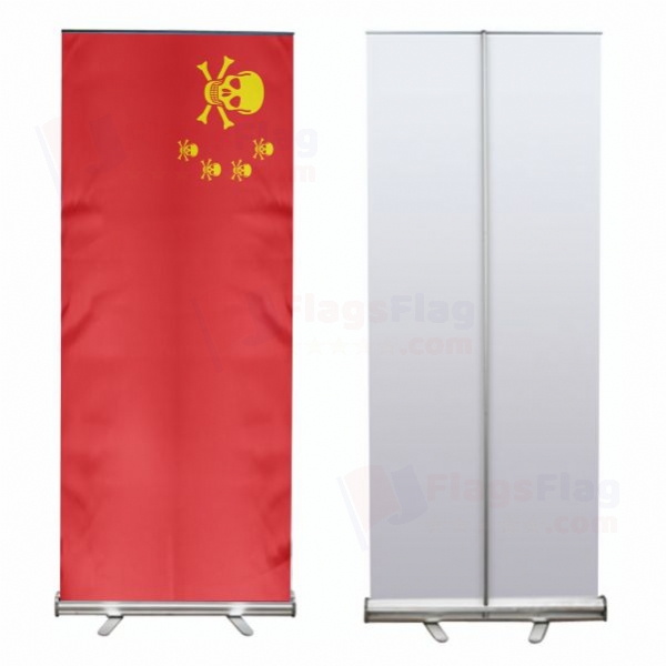 Chinese Pirate Roll Up Banner