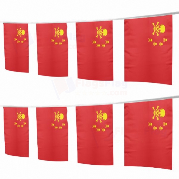 Chinese Pirate Square String Flags
