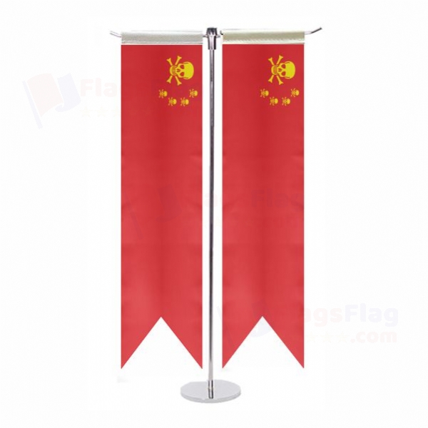 Chinese Pirate T Table Flag