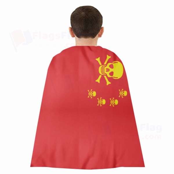Chinese Pirate Woven Fabric Cloak Digital Printing