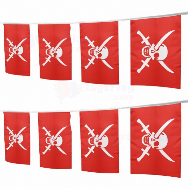 Ching Shih Jolly Roger Square String Flags