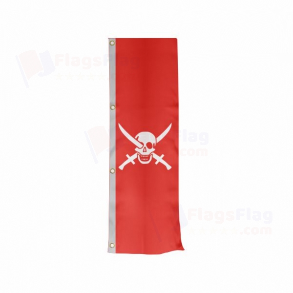 Ching Shih Jolly Roger Vertically Raised Flags