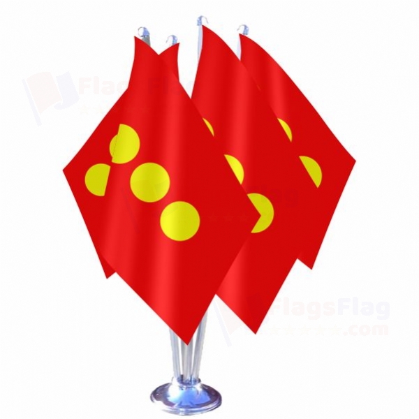 Christiania Quadruple Table Flag