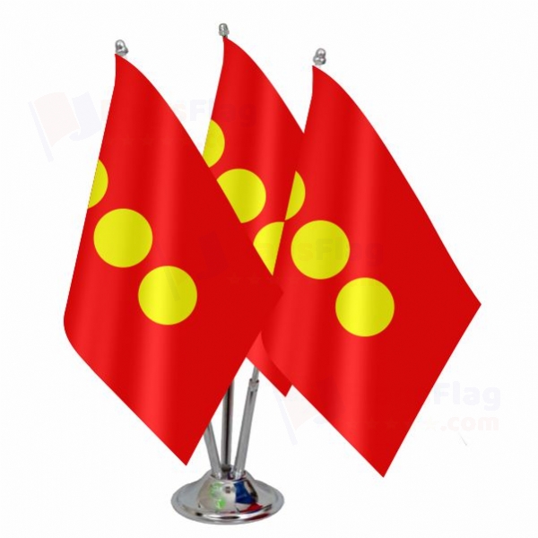 Christiania Triple Table Flag