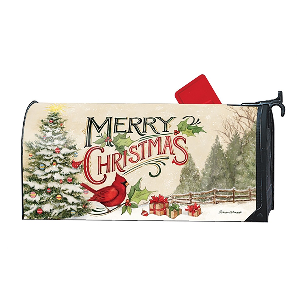 Christmas Mailbox Cover - Decorate the Tree
