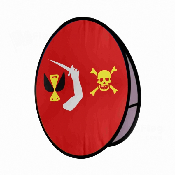Christopher Moody Round Cloth Banner Display Stands