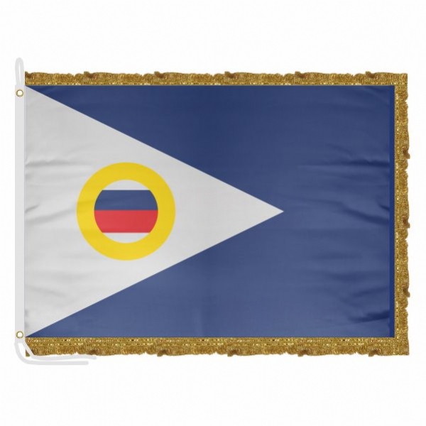 Chukotka Autonomous Okrug Satin Office Flag