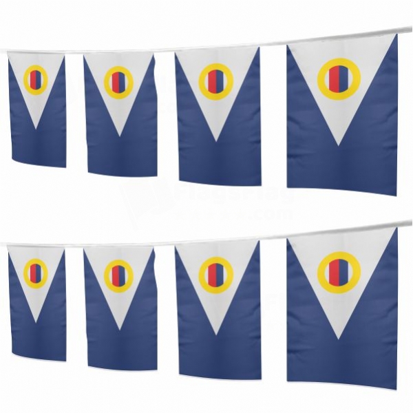Chukotka Autonomous Okrug Square String Flags