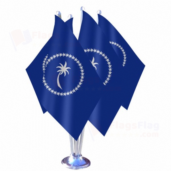 Chuuk Quadruple Table Flag