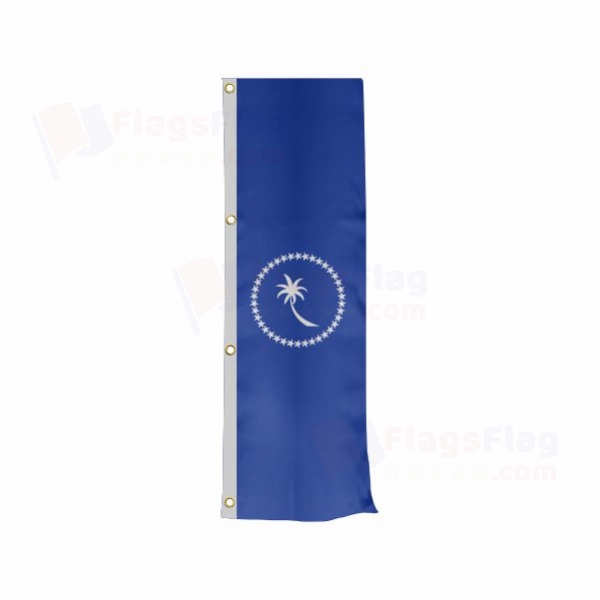 Chuuk Vertically Raised Flags