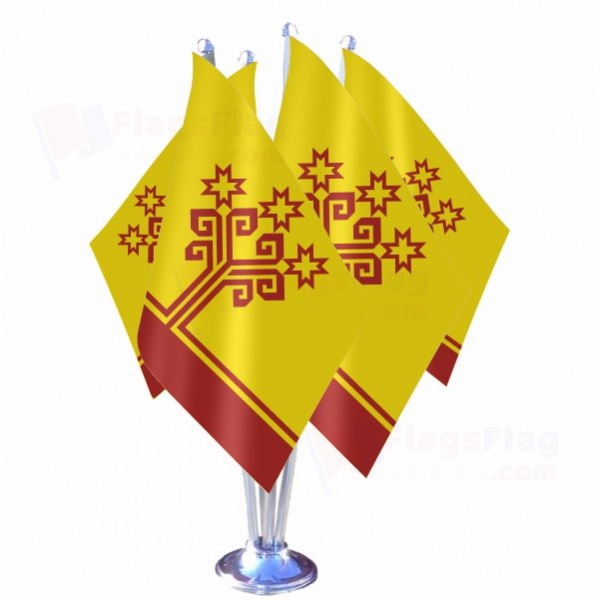 Chuvashia Quadruple Table Flag