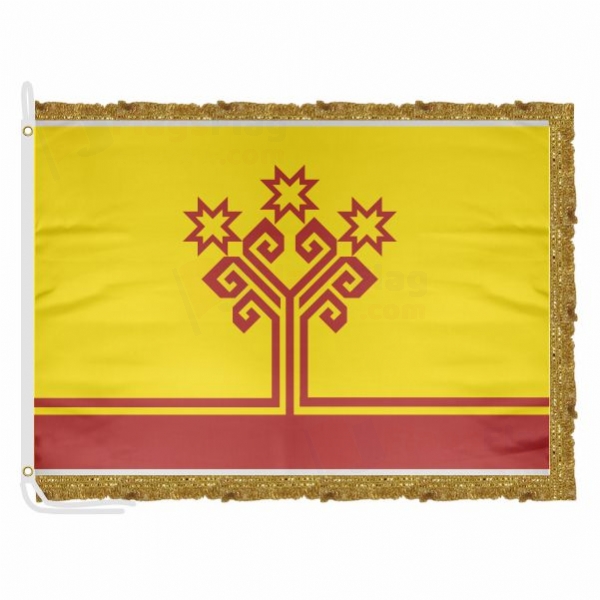 Chuvashia Satin Office Flag