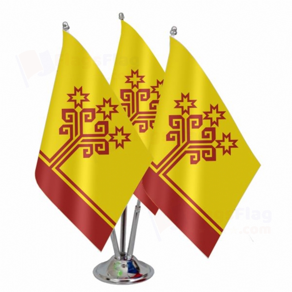 Chuvashia Triple Table Flag