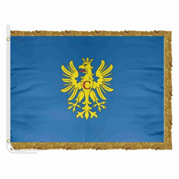 Cieszyn Satin Office Flag