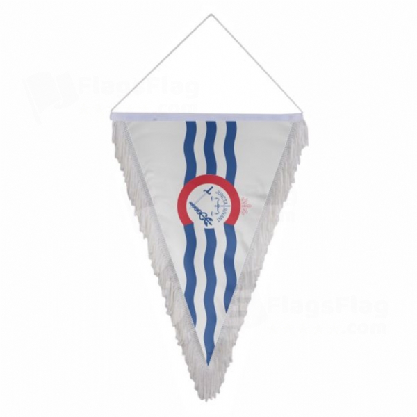 Cincinnati Triangle Fringed Streamers