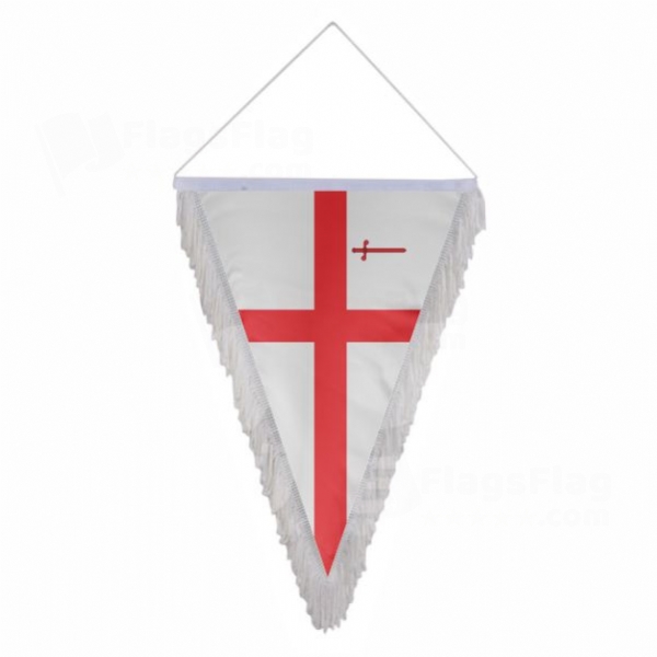 City Of London Triangle Fringed Streamers
