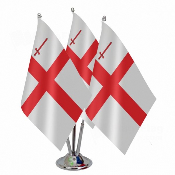 City Of London Triple Table Flag