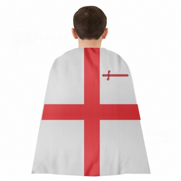 City Of London Woven Fabric Cloak Digital Printing
